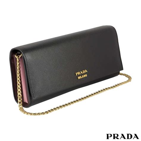 small black prada clutch|prada authentic bag.